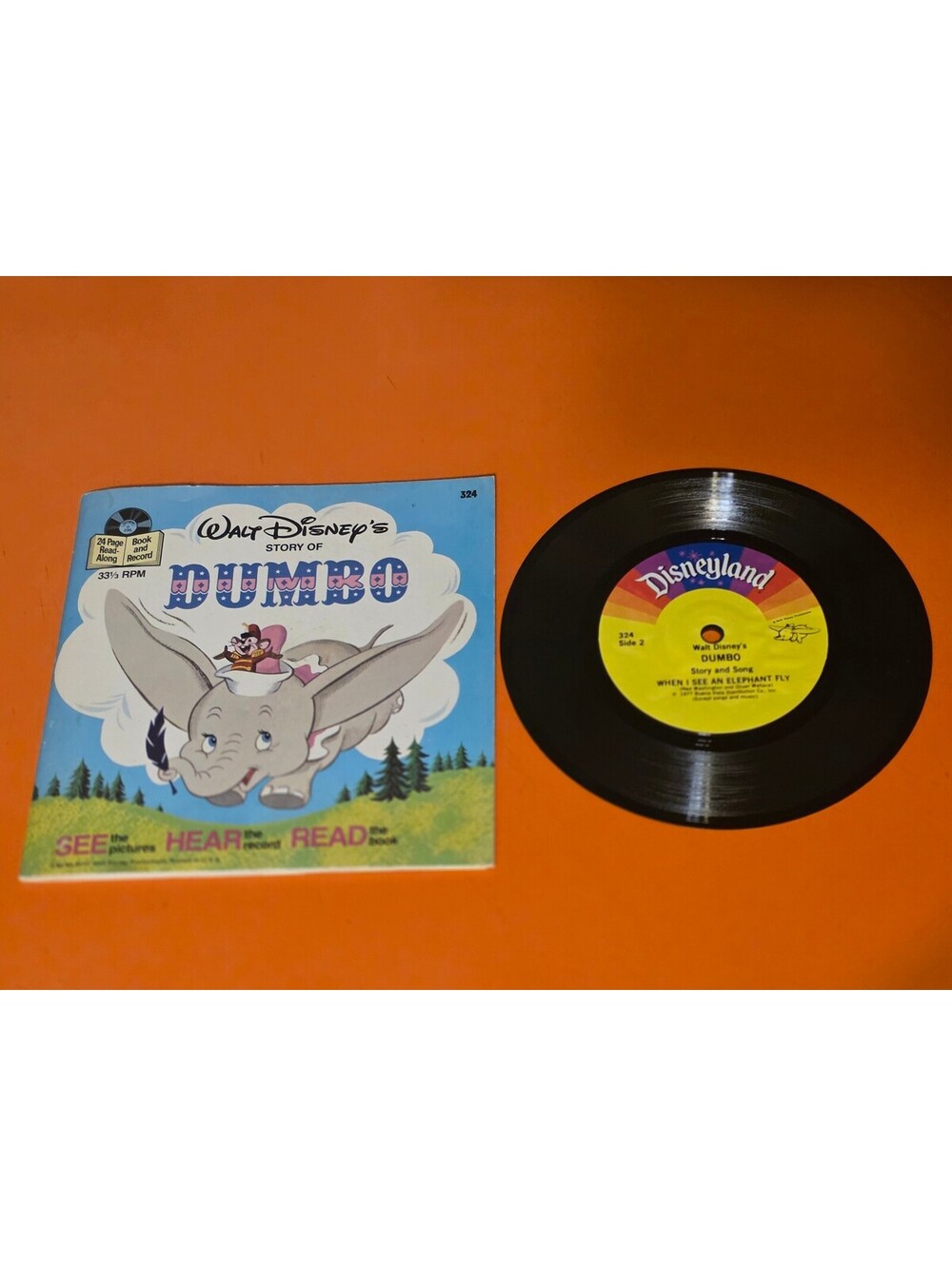 Walt Disney's Story of DUMBO Read Along Book